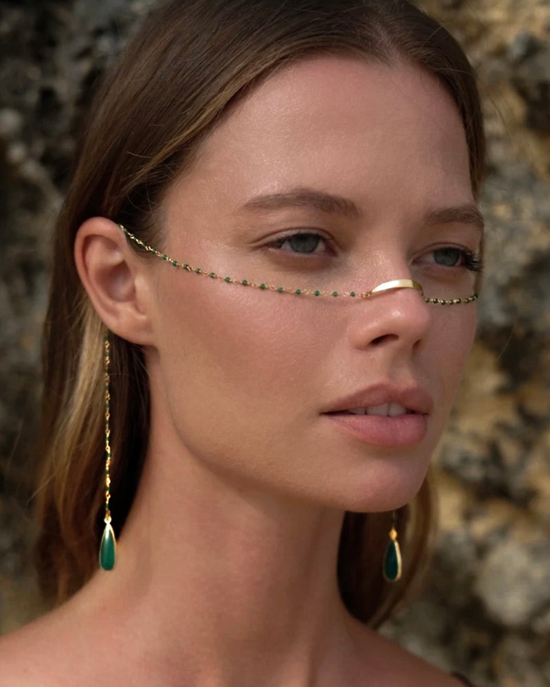 face chain, jewelry, festıval, summer, burning man